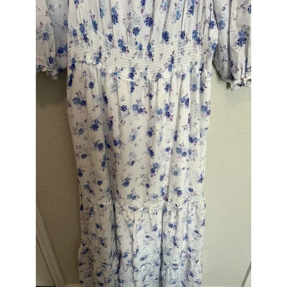 LoveShackFancy Target Floral Maxi Dress Tiered Gemma Cottagecore Peasant Size XL - Picture 9 of 13
